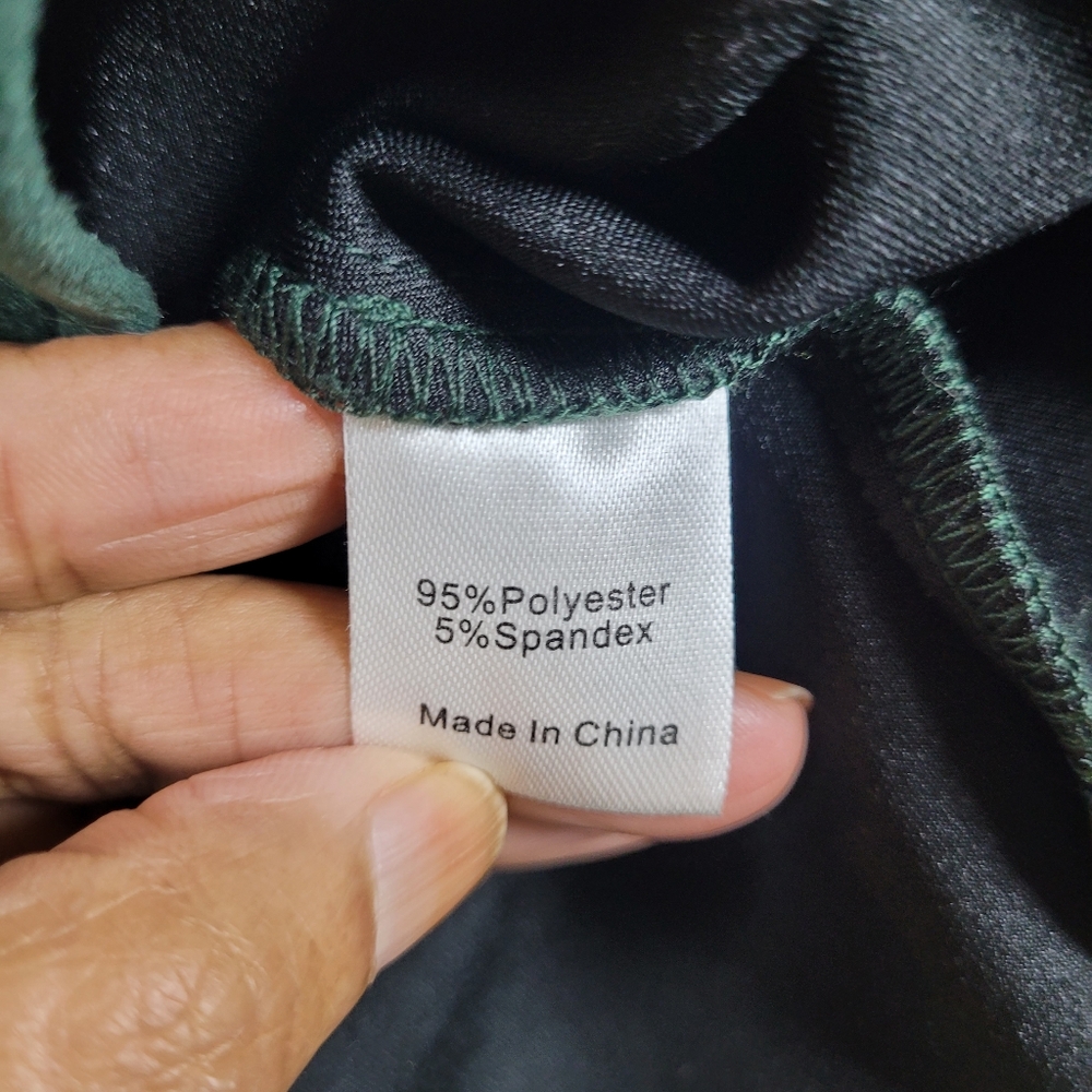 Tuckernuck Easton Suede Malachite Blouse Small V-Neck Long Sleeve Christmas - Picture 6 of 8